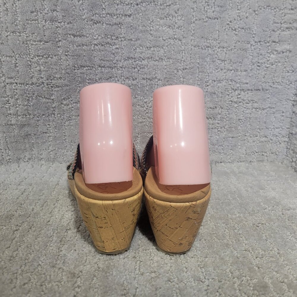 Skechers Beverlee Women's Size US 8 Rainbow Wedge Cross Strap Sandals - Picture 8 of 10